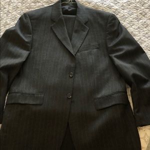 Ralph Lauren grey pinstripe suite.